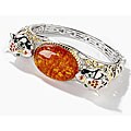 Michael Valitutti Sterling Silver/ Palladium/ 18K Vermeil Multi-gem Bracelet