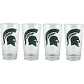 NCAA Michigan State 16-oz Football Glasses (Set of 4)