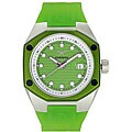 Carrera Women's Green Rubber Strap Sports Watch