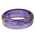 Ed Hardy Purple Lacquer Bangle Bracelet