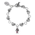 Ed Hardy Stainless Heart Toggle Bracelet