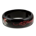 Ed Hardy Black Lacquer Bangle Bracelet