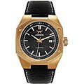 Carrera Men's Sprint Black Leather Strap Watch