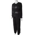 Le Bos Women's Plus-size Sequined 3-piece Pant Set
