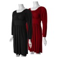 S Max by Adi Women's Scoop Neck High-waist Knit Dress