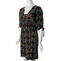 S Max by Adi Women's V-neck High Waist Stretch Knit Dress
