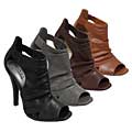 Glaze by Adi Slouchy Vamp Peep-toe Booties