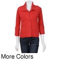 Evie Women's 3/4-sleeve Crop Cardigan