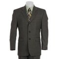 Lauren by Ralph Lauren Men's Grey Wool Suit