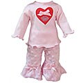 AnnLoren American Girl Doll 'I Love Football' Outfit
