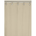 Ribbed Terry Sand Shower Curtain