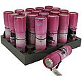 Outback Bonzer 9 LED Pink Las Vegas Spade Flashlights (Tray of 20)