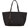 Fendi Black Zucchino Small Tote
