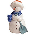 Royal Copenhagen Mother with Shovel Snowman Figurine