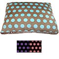 Dot Print Microplush Dog Bed
