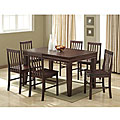 Ashlyn 7-piece Solid Wood Espresso Dinette Set