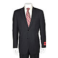 Mantoni Men's Black Tonal Herringbone 2-button Suit