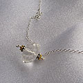 Sterling Silver Faceted Rock Crystal Pendant (USA)