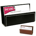 Dacasso Rustic Leather Business Card Holder