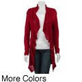 Armand & Alba Women's Drapey Ruffle Cardigan