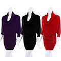 JFW Women's Cowl Neck Sweater Dress