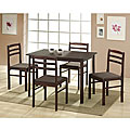 Carrera Basic Solid Wood 5-piece Dinette Set 