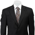 Claiborne Men's Athletic-fit Solid Charcoal Suit