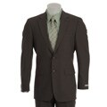 Kenneth Cole Slim Collection Men's Wool Brown Suit