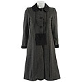 Trilogi Collection Girls' Charcoal Single-breasted Dress Coat