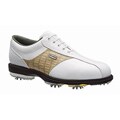 FootJoy 'DryJoys' Men's White/ Ivory Leather Golf Shoes