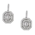 18k White Gold 1 3/4ct TDW Diamond Earrings (G-H, SI-I1)