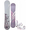 Lamar Merlot 154 cm Women's Snowboard with LTD LT35 Bindings