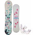 Lamar Pixie Girl 139 cm Snowboard and MX10 Bindings Set