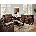 Breaker Leather Sofa and Loveseat Combo