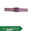 Beau Nouveau 18-mm Pink Bling Skull Slide Collar