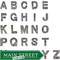 Rhinestone 18-mm Square Slide Letters