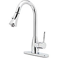 Brienza Chrome Pull-out Multifunction Spray Kitchen Faucet
