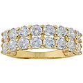 Michael Valitutti 14k Gold and Siginity Cubic Zirconia Ring