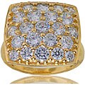 Michael Valitutti 14k Gold Signity Cubic Zirconia Ring