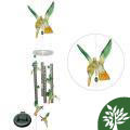 Solar-powered Color-changing Hummingbird Wind Chime