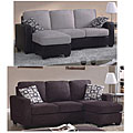 Reversible 2-piece Chaise Sectional