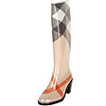 Burberry Check Women's Heeled Rain Boots