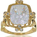 Michael Valitutti 14k Gold Signity Cubic Zirconia Ring