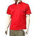 Robert Graham 'Links' Men's Red Polo Shirt