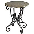 Taylor Side Table with Scroll Base
