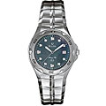 Bulova Men's Marine Star Diamond-accented Stainless Steel Watch