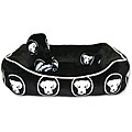 Barkley 3-piece Black/ White Dog Bed Set