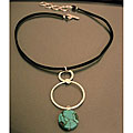 Sterling Silver 'Afternoon in Monaco' Turquoise Necklace (USA)