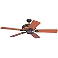 D'Elegance 52-inch Indoor Ceiling Fan in Roman Bronze Finish
