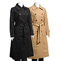 DKNY Women's Double-breasted Rain/ Trench Coat